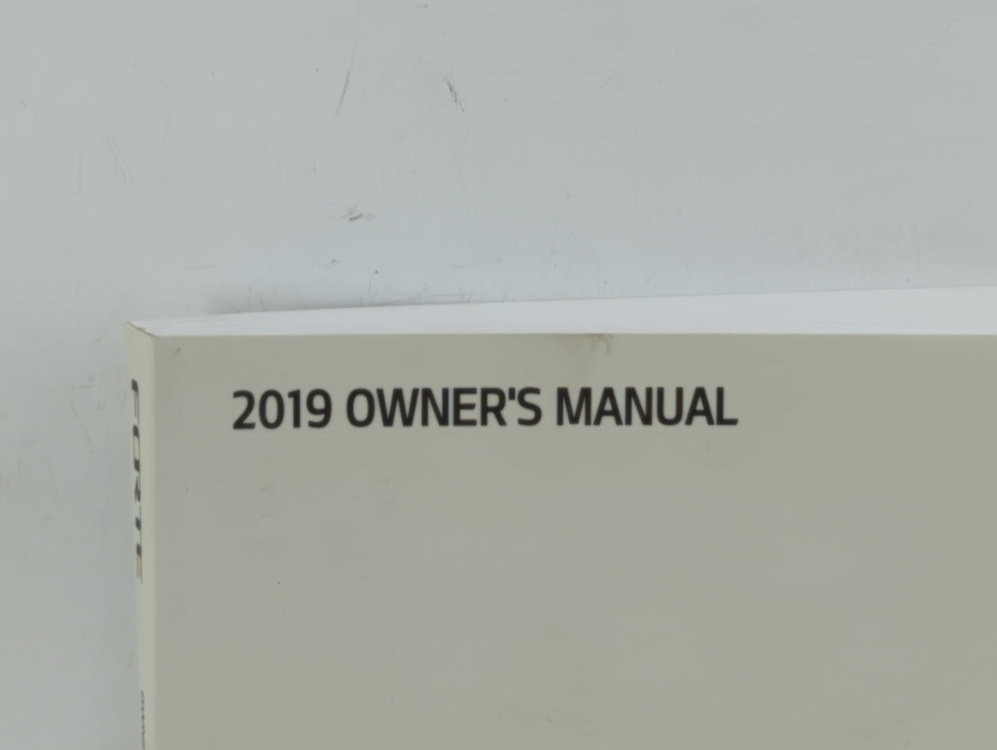 2019 Kia Forte Owners Manual Book Guide OEM Used Auto Parts - Oemusedautoparts1.com