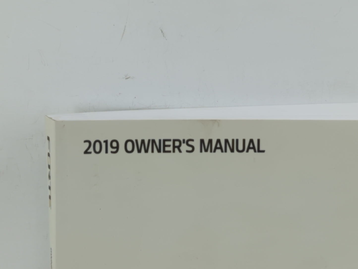 2019 Kia Forte Owners Manual Book Guide OEM Used Auto Parts - Oemusedautoparts1.com