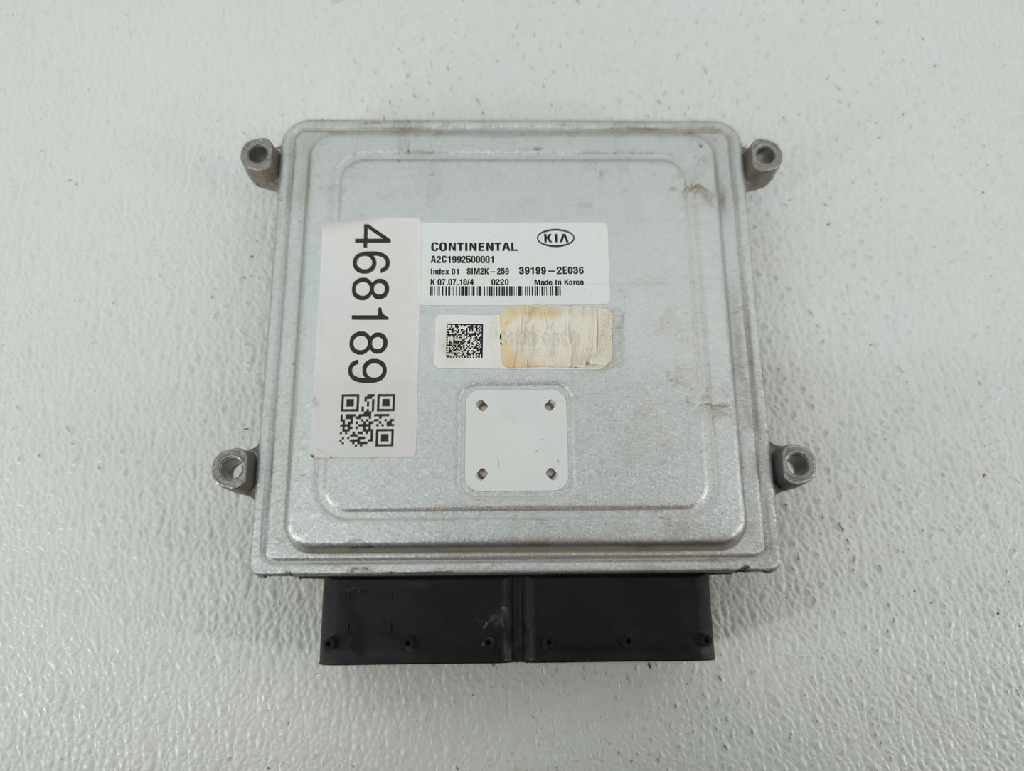 2019-2021 Kia Forte PCM Engine Control Computer ECU ECM PCU OEM P/N:39199-2E036 Fits Fits 2019 2020 2021 OEM Used Auto Parts