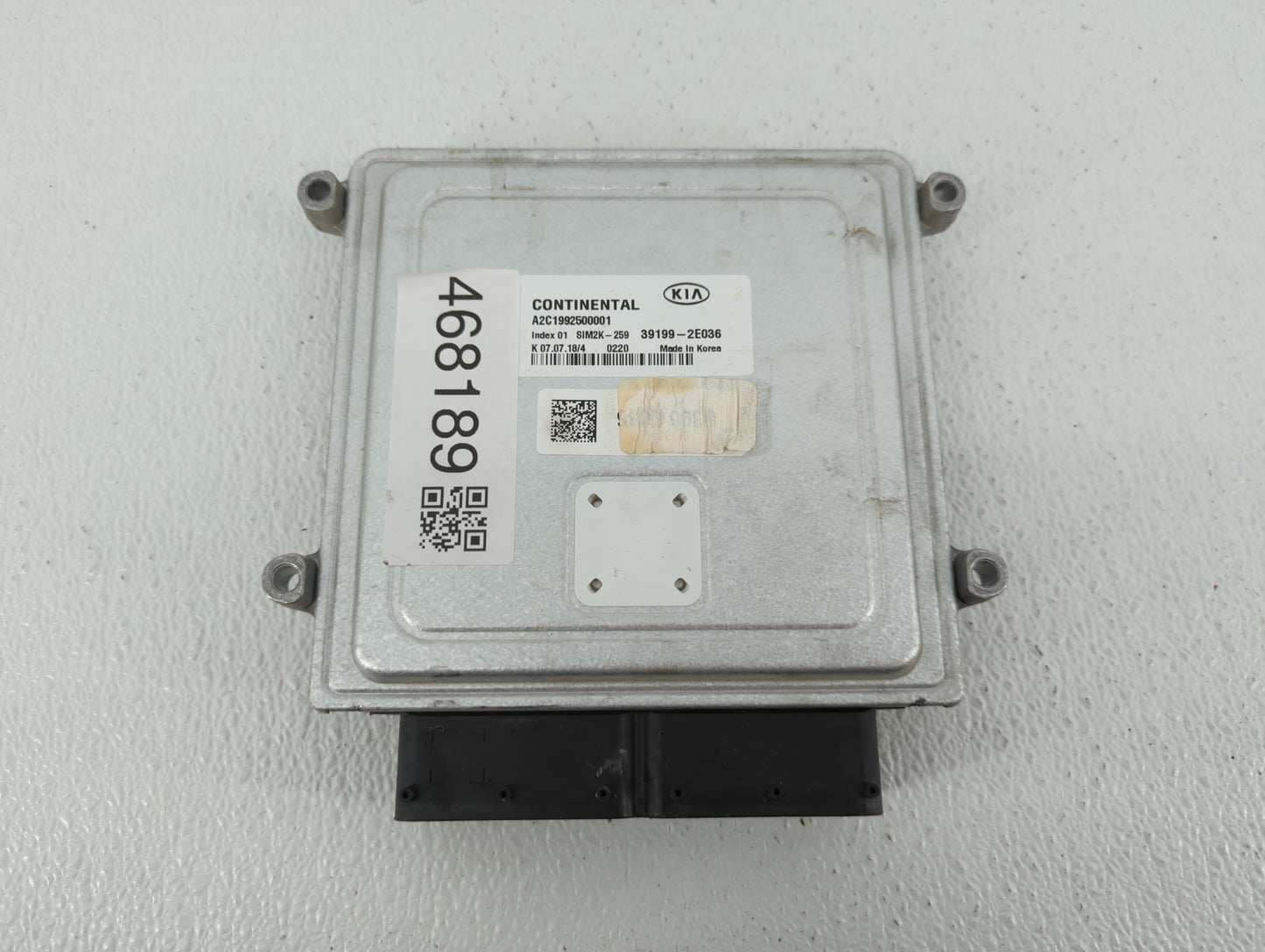 2019-2021 Kia Forte PCM Engine Control Computer ECU ECM PCU OEM P/N:39199-2E036 Fits Fits 2019 2020 2021 OEM Used Auto Parts