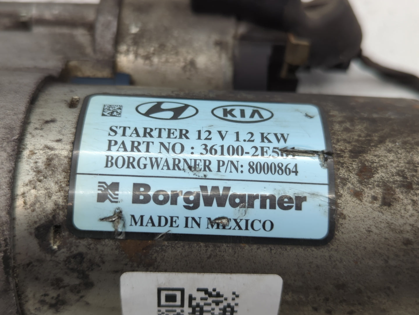 2017-2022 Kia Forte Car Starter Motor Solenoid OEM P/N:36100-2E561 Fits Fits 2017 2018 2019 2020 2021 2022 OEM Used Auto Par