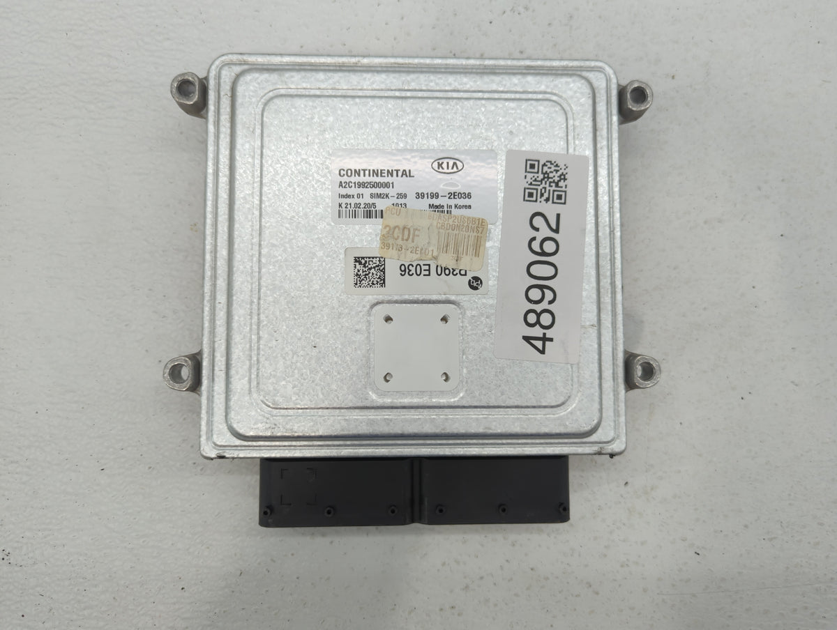 2019-2021 Kia Forte PCM Engine Control Computer ECU ECM PCU OEM P/N:39199-2E036 Fits 2019 2020 2021 OEM Used Auto Parts - Oe
