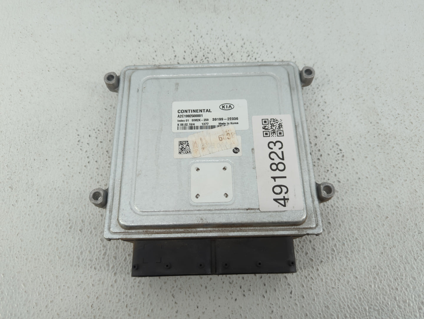 2019-2021 Kia Forte PCM Engine Control Computer ECU ECM PCU OEM P/N:39199-2E036 Fits Fits 2019 2020 2021 OEM Used Auto Parts