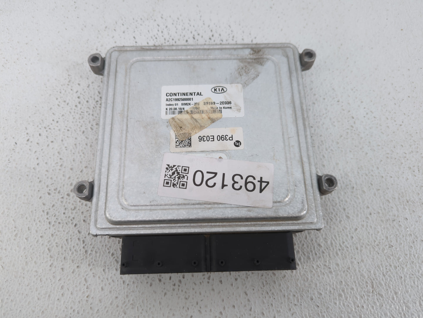 2019-2021 Kia Forte PCM Engine Control Computer ECU ECM PCU OEM P/N:39173-2ECD0 39199-2E036 Fits Fits 2019 2020 2021 OEM Use