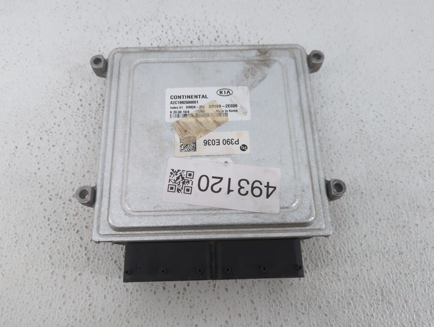 2019-2021 Kia Forte PCM Engine Control Computer ECU ECM PCU OEM P/N:39173-2ECD0 39199-2E036 Fits Fits 2019 2020 2021 OEM Use