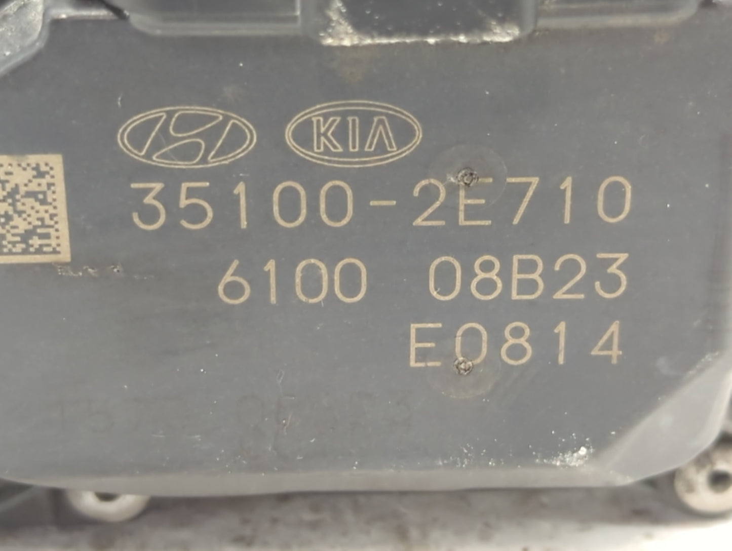 2019 Kia Forte Throttle Body P/N:35100-2E710 Fits OEM Used Auto Parts - Oemusedautoparts1.com