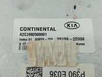 2019-2021 Kia Forte PCM Engine Control Computer ECU ECM PCU OEM P/N:39199-2E036 Fits Fits 2019 2020 2021 OEM Used Auto Parts