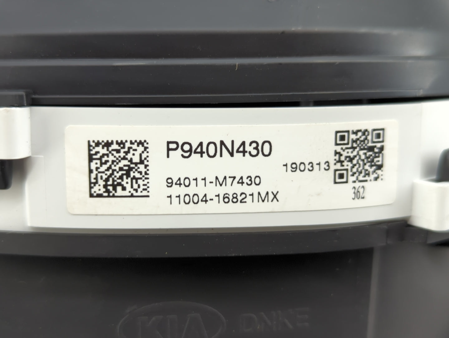 2019-2021 Kia Forte Instrument Cluster Speedometer Gauges P/N:94011-M7430 Fits Fits 2019 2020 2021 OEM Used Auto Parts - Oem