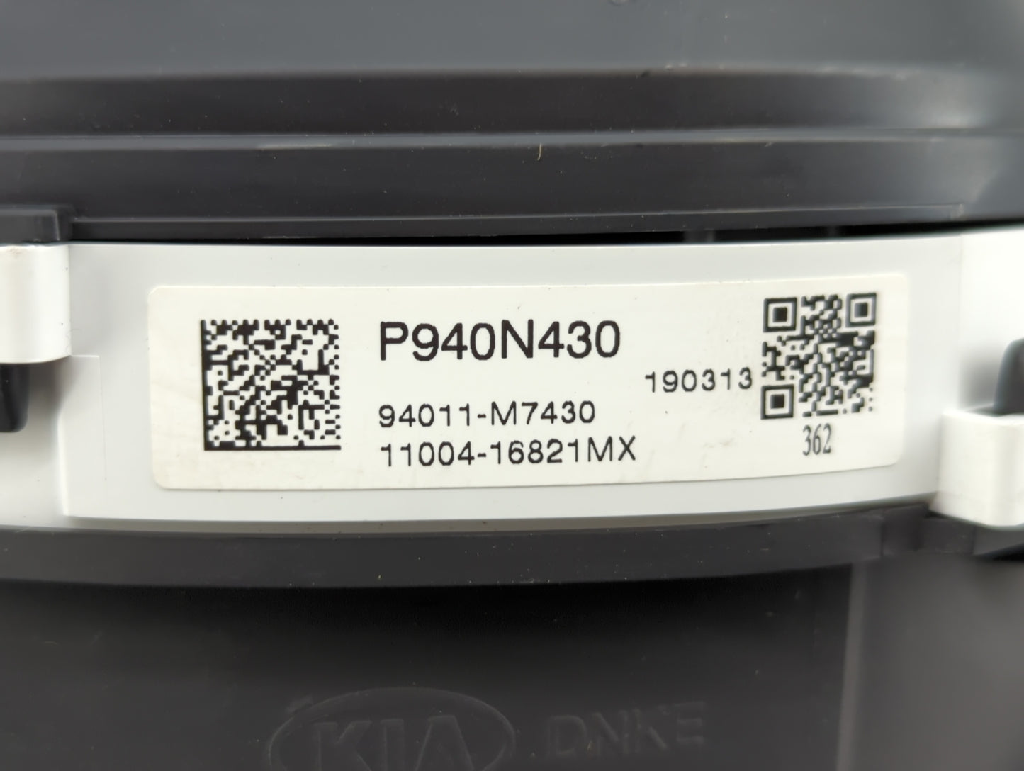 2019-2021 Kia Forte Instrument Cluster Speedometer Gauges P/N:94011-M7430 Fits Fits 2019 2020 2021 OEM Used Auto Parts - Oem