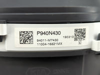 2019-2021 Kia Forte Instrument Cluster Speedometer Gauges P/N:94011-M7430 Fits Fits 2019 2020 2021 OEM Used Auto Parts - Oem