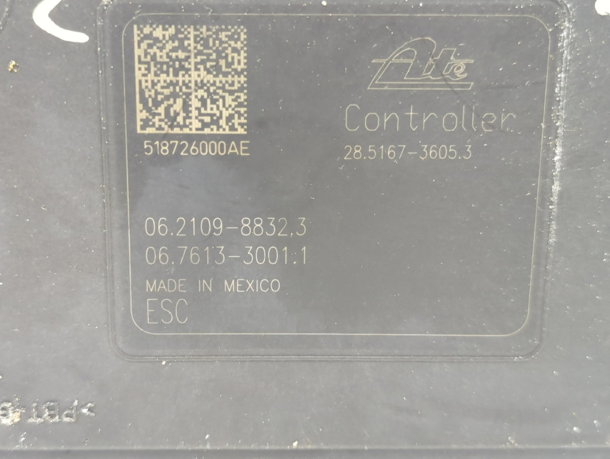 2019-2021 Kia Forte Anti-Lock Brake ABS Pump Module Actuator OEM P/N:518726000AE 58900-M7200 Fits Fits 2019 2020 2021 OEM Us