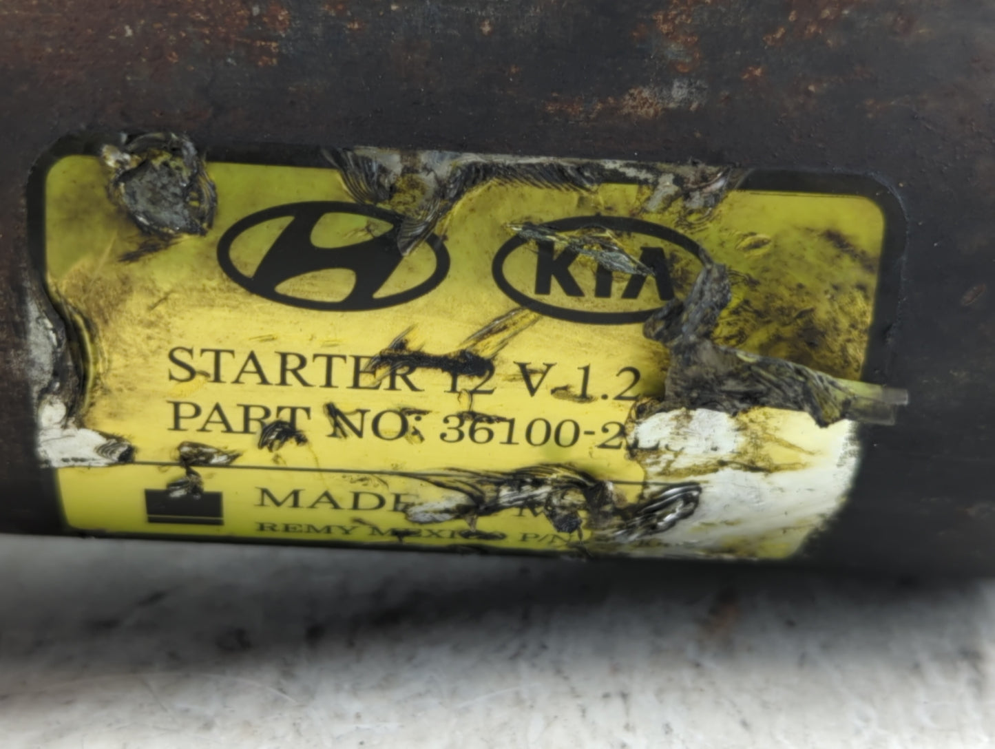 2017-2022 Kia Forte Car Starter Motor Solenoid OEM P/N:36100-2E561 Fits Fits 2017 2018 2019 2020 2021 2022 OEM Used Auto Par