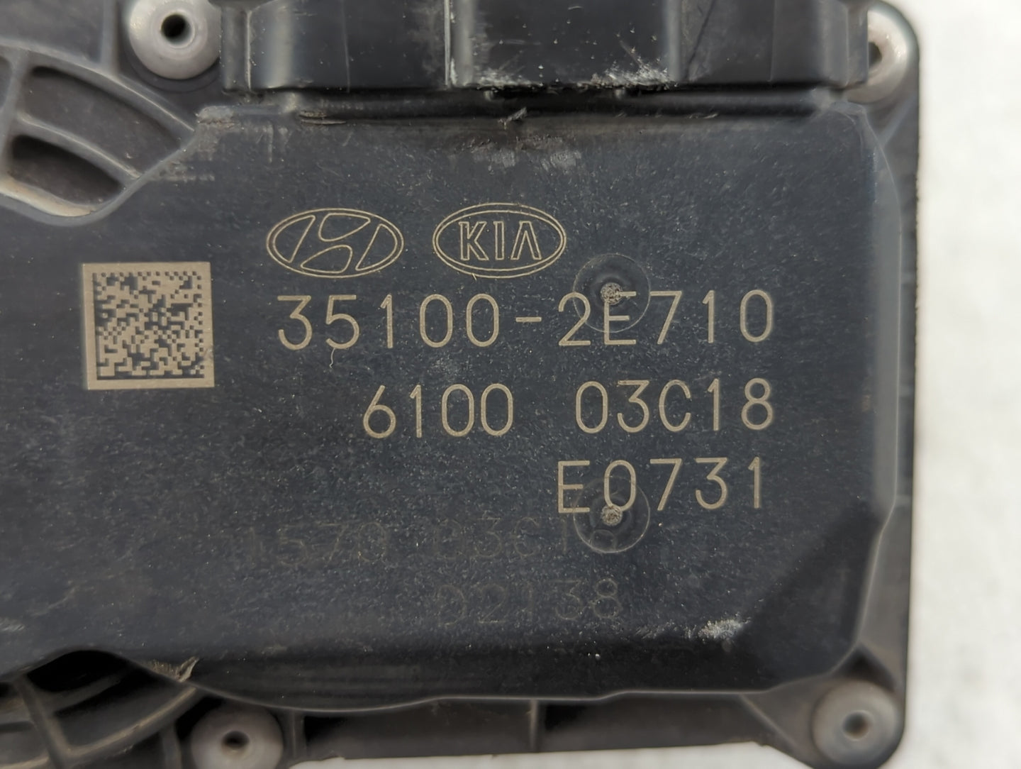2019 Kia Forte Throttle Body P/N:35100-2E710 Fits OEM Used Auto Parts - Oemusedautoparts1.com