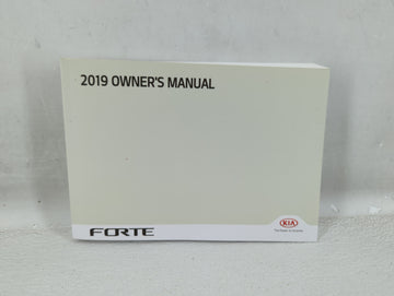 2019 Kia Forte Owners Manual Book Guide P/N:DLS4-EU87A OEM Used Auto Parts - Oemusedautoparts1.com