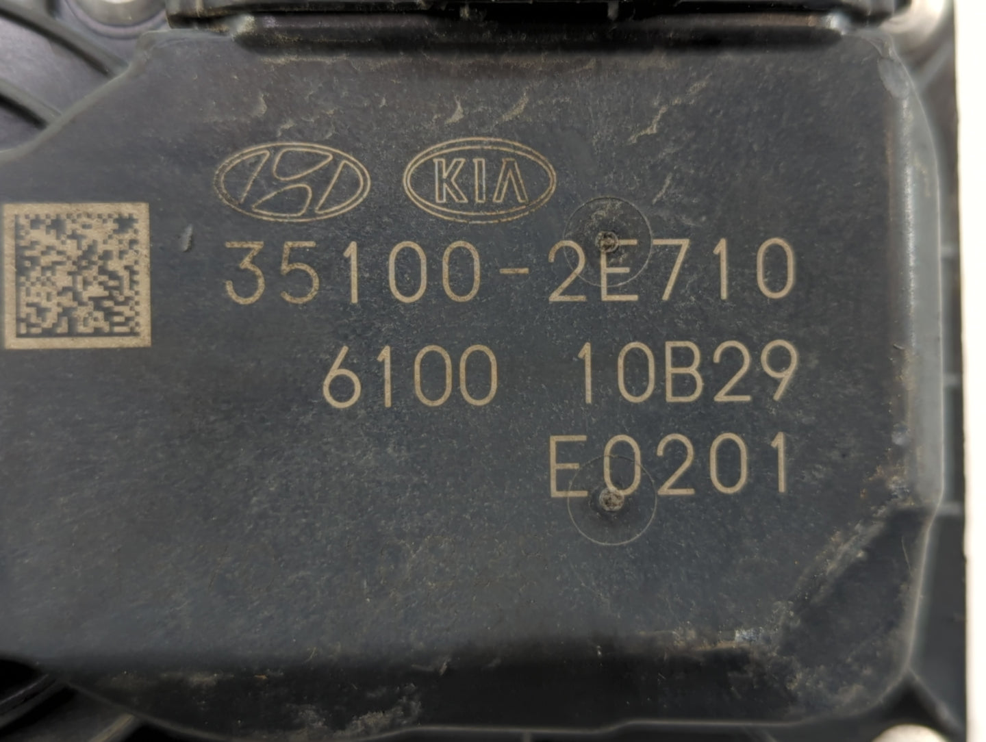 2019 Kia Forte Throttle Body P/N:35100-2E710 Fits OEM Used Auto Parts - Oemusedautoparts1.com