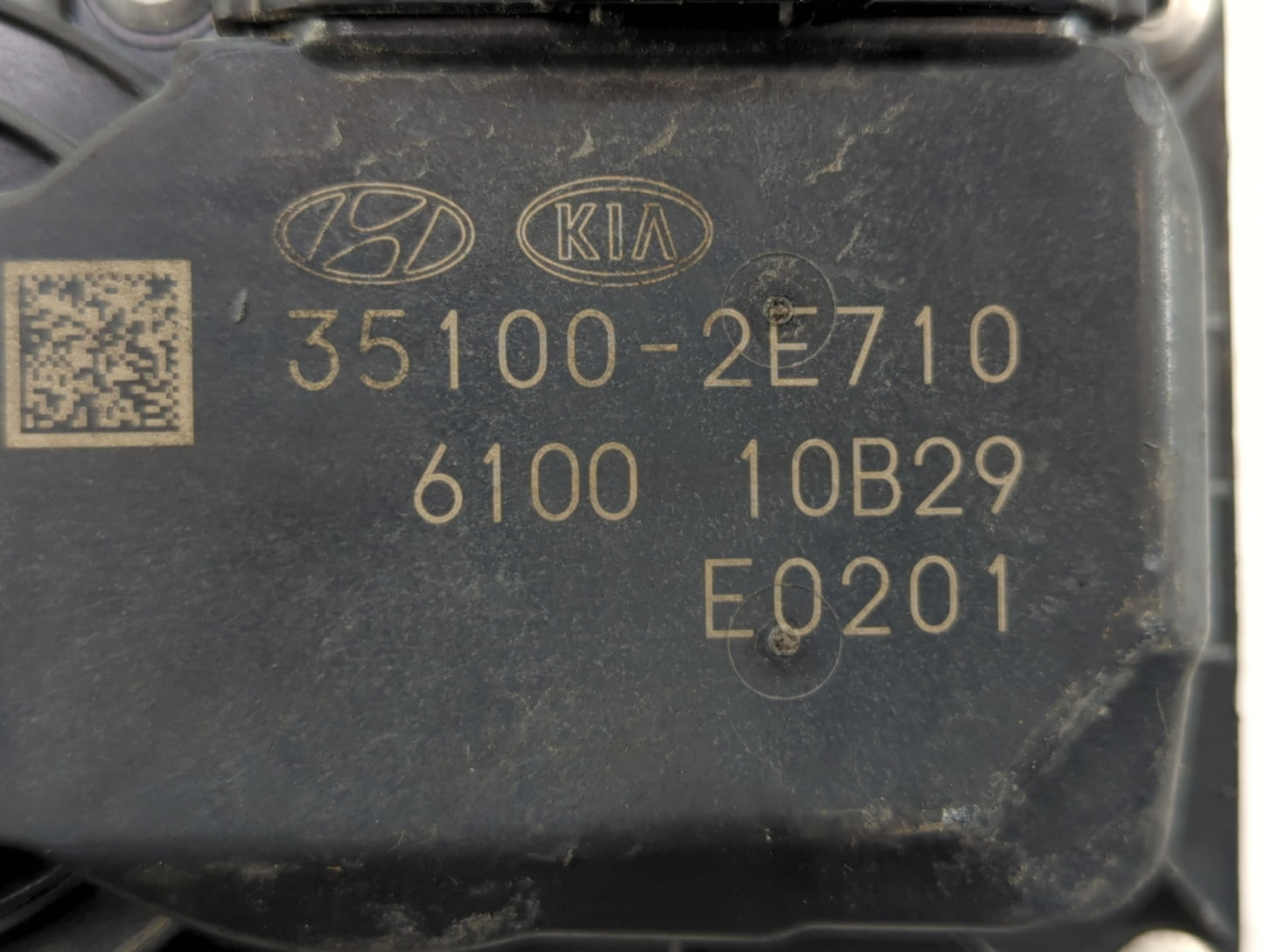 2019 Kia Forte Throttle Body P/N:35100-2E710 Fits OEM Used Auto Parts - Oemusedautoparts1.com