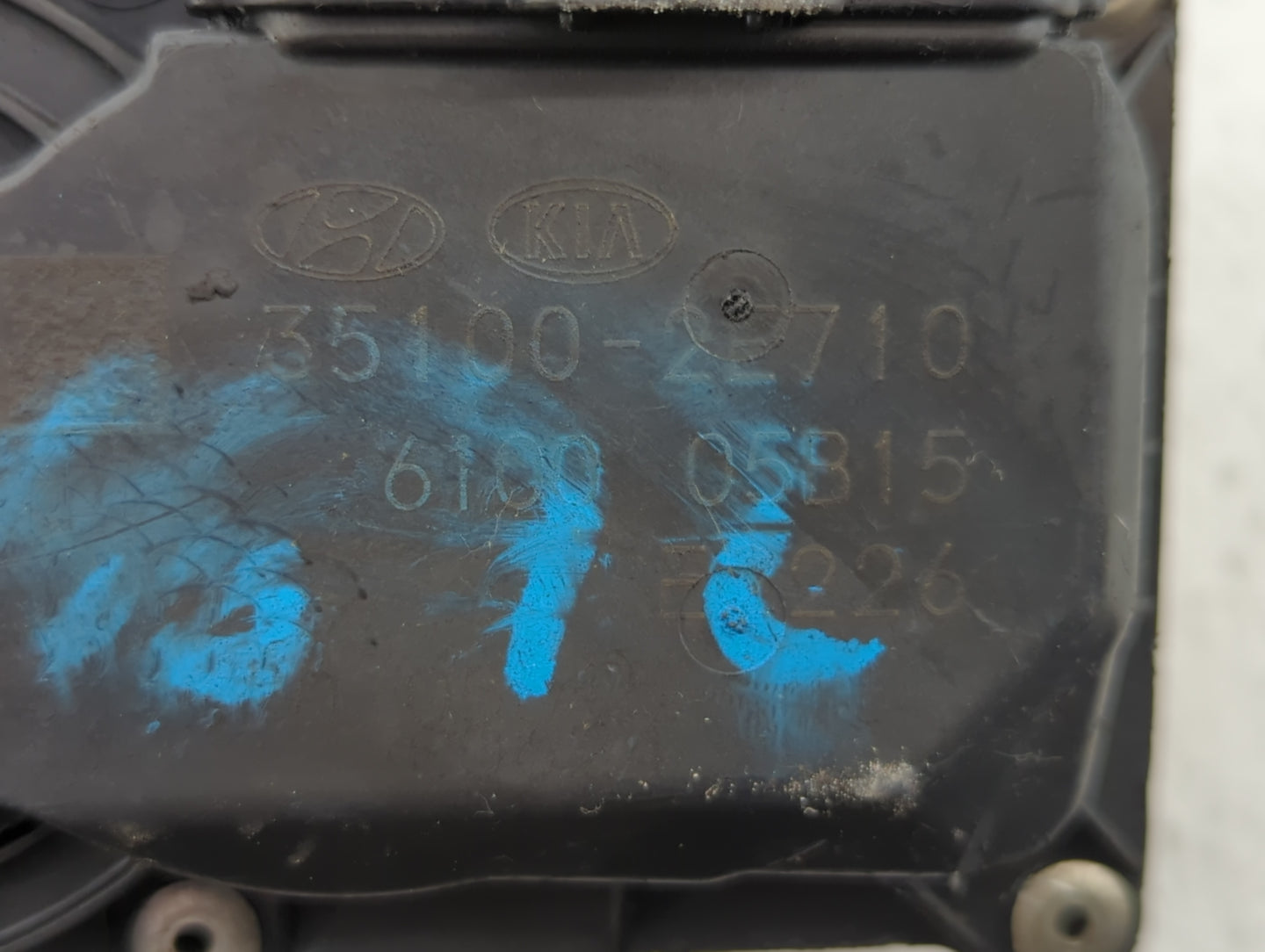 2019 Kia Forte Throttle Body P/N:35100-2E710 Fits OEM Used Auto Parts - Oemusedautoparts1.com
