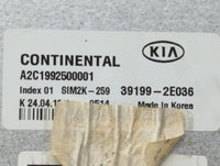 2019-2021 Kia Forte PCM Engine Control Computer ECU ECM PCU OEM P/N:39199-2E036 Fits Fits 2019 2020 2021 OEM Used Auto Parts