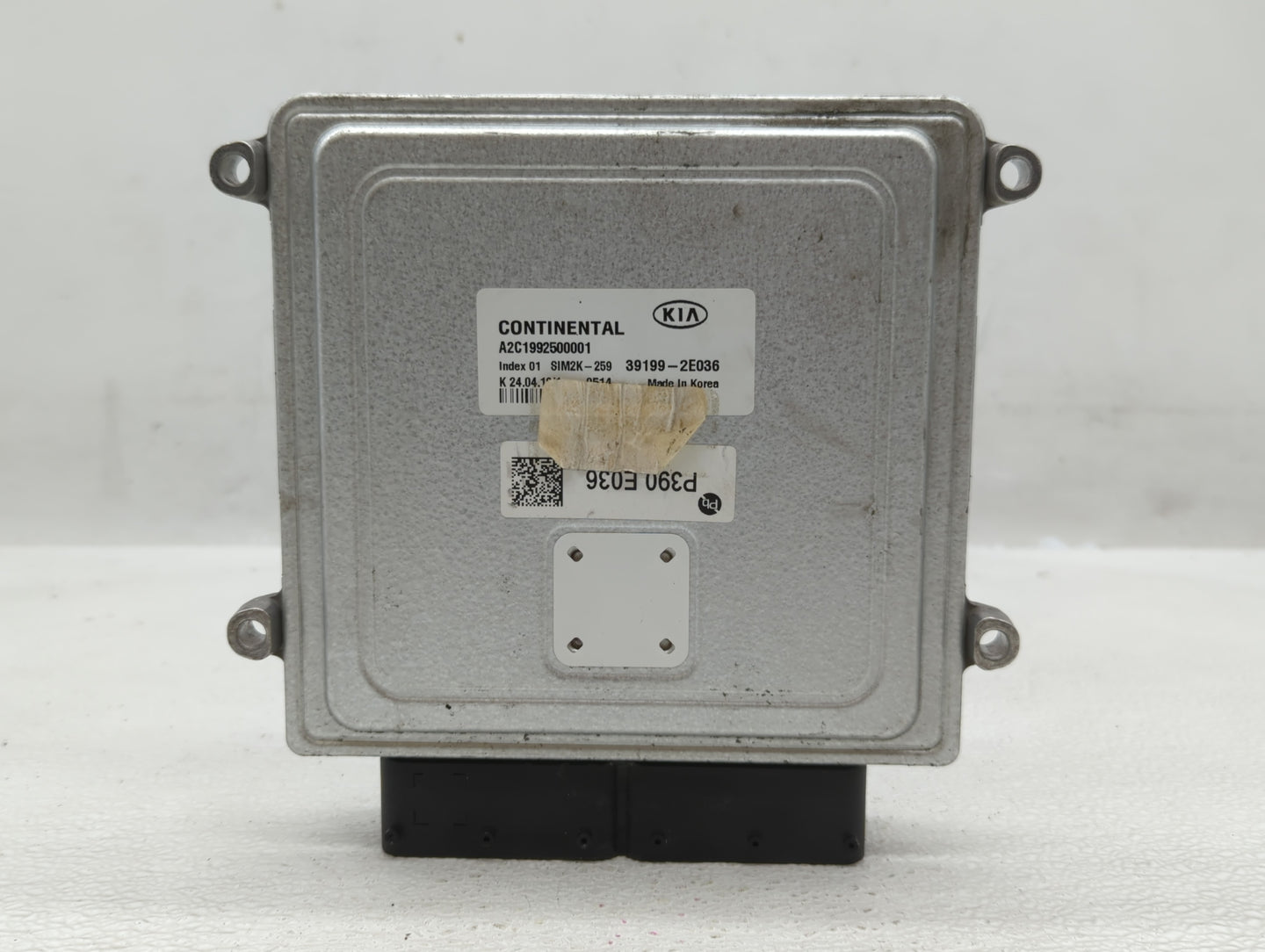 2019-2021 Kia Forte PCM Engine Control Computer ECU ECM PCU OEM P/N:39199-2E036 Fits Fits 2019 2020 2021 OEM Used Auto Parts