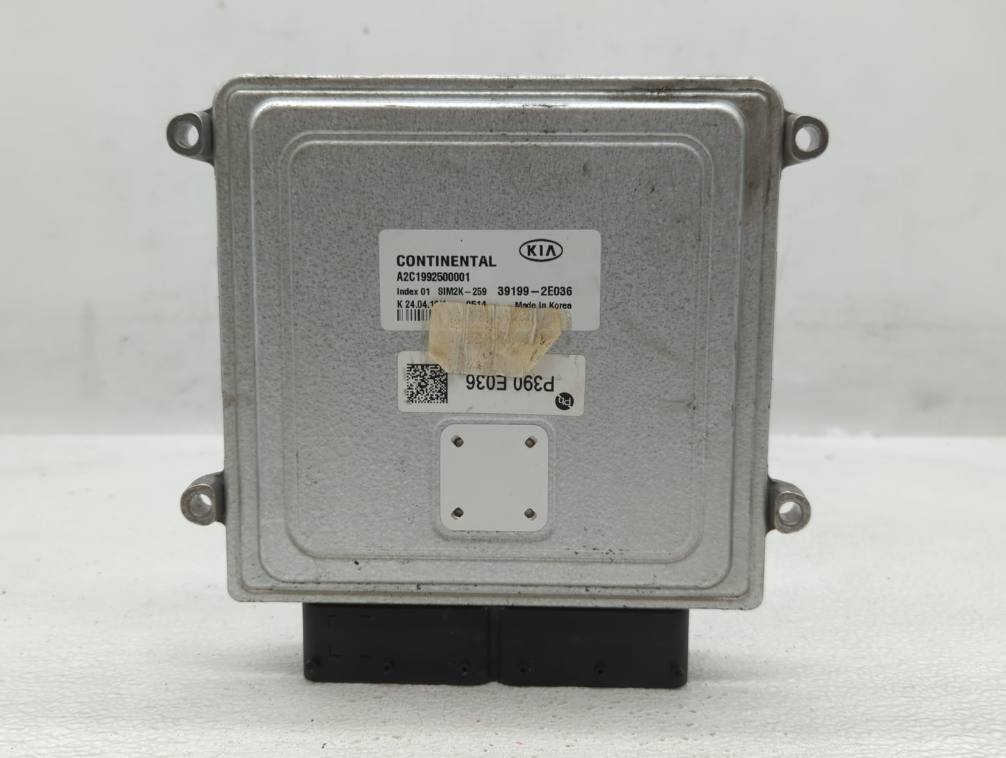 2019-2021 Kia Forte PCM Engine Control Computer ECU ECM PCU OEM P/N:39199-2E036 Fits Fits 2019 2020 2021 OEM Used Auto Parts