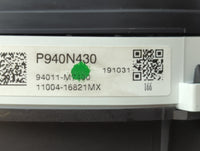 2019-2021 Kia Forte Instrument Cluster Speedometer Gauges P/N:94011-M7430 P940N430 Fits Fits 2019 2020 2021 OEM Used Auto Pa