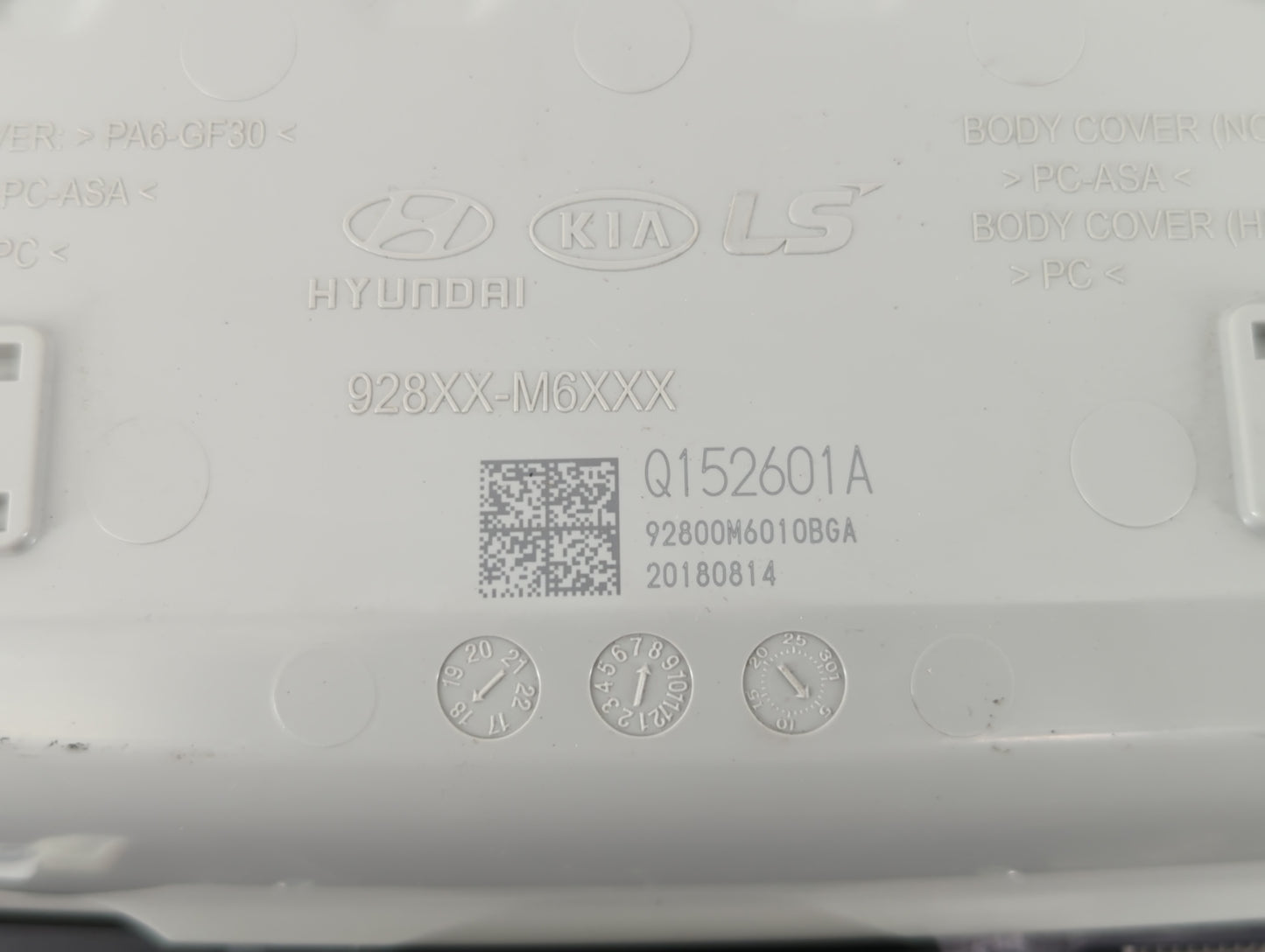 2019 Kia Forte Overhead Roof Console - Oemusedautoparts1.com