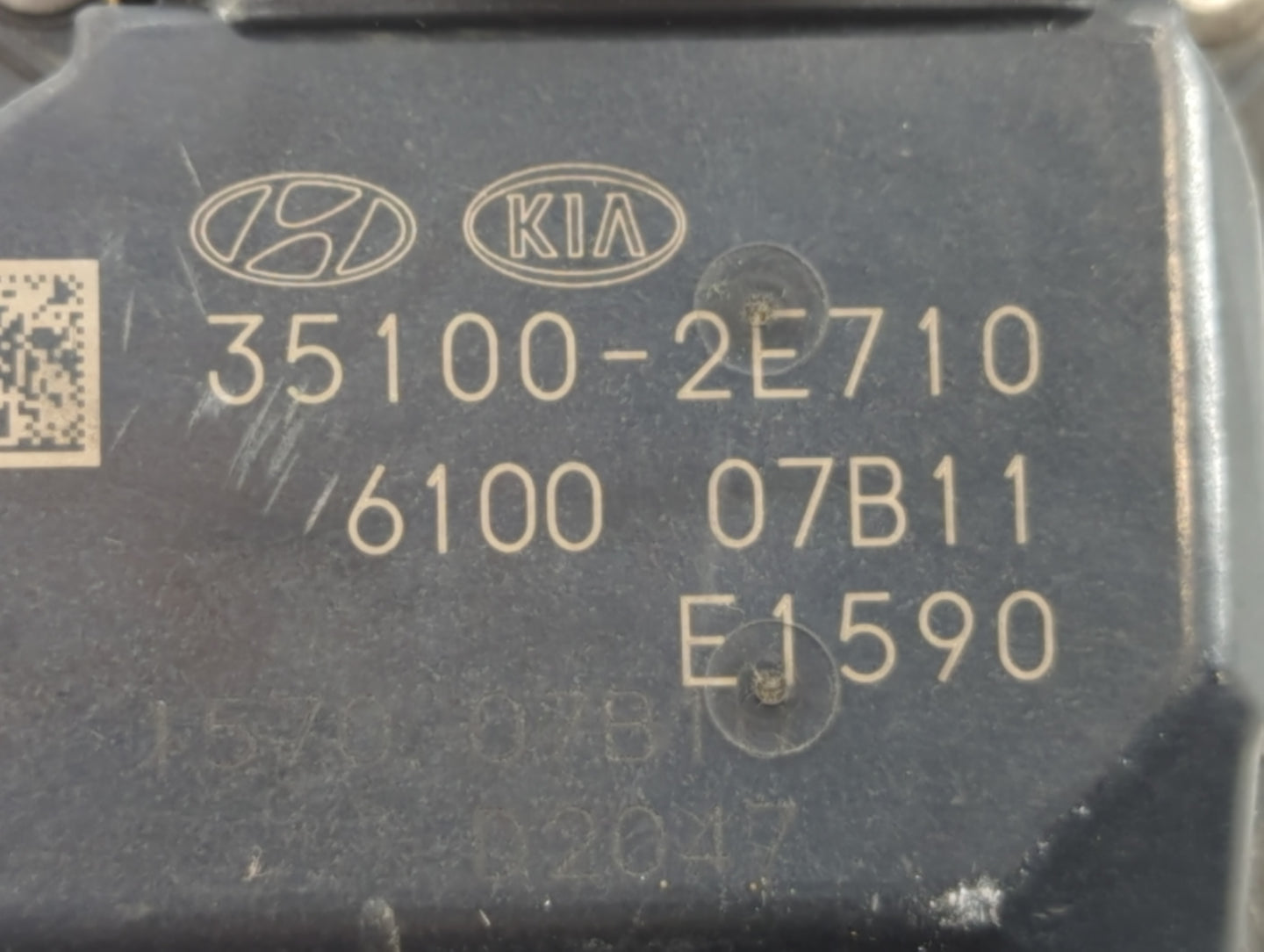 2019 Kia Forte Throttle Body P/N:6100 07B11 35100-2E710 Fits OEM Used Auto Parts - Oemusedautoparts1.com