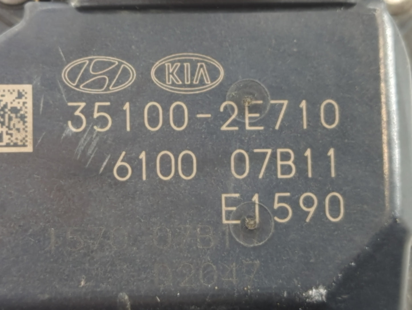 2019 Kia Forte Throttle Body P/N:6100 07B11 35100-2E710 Fits OEM Used Auto Parts - Oemusedautoparts1.com