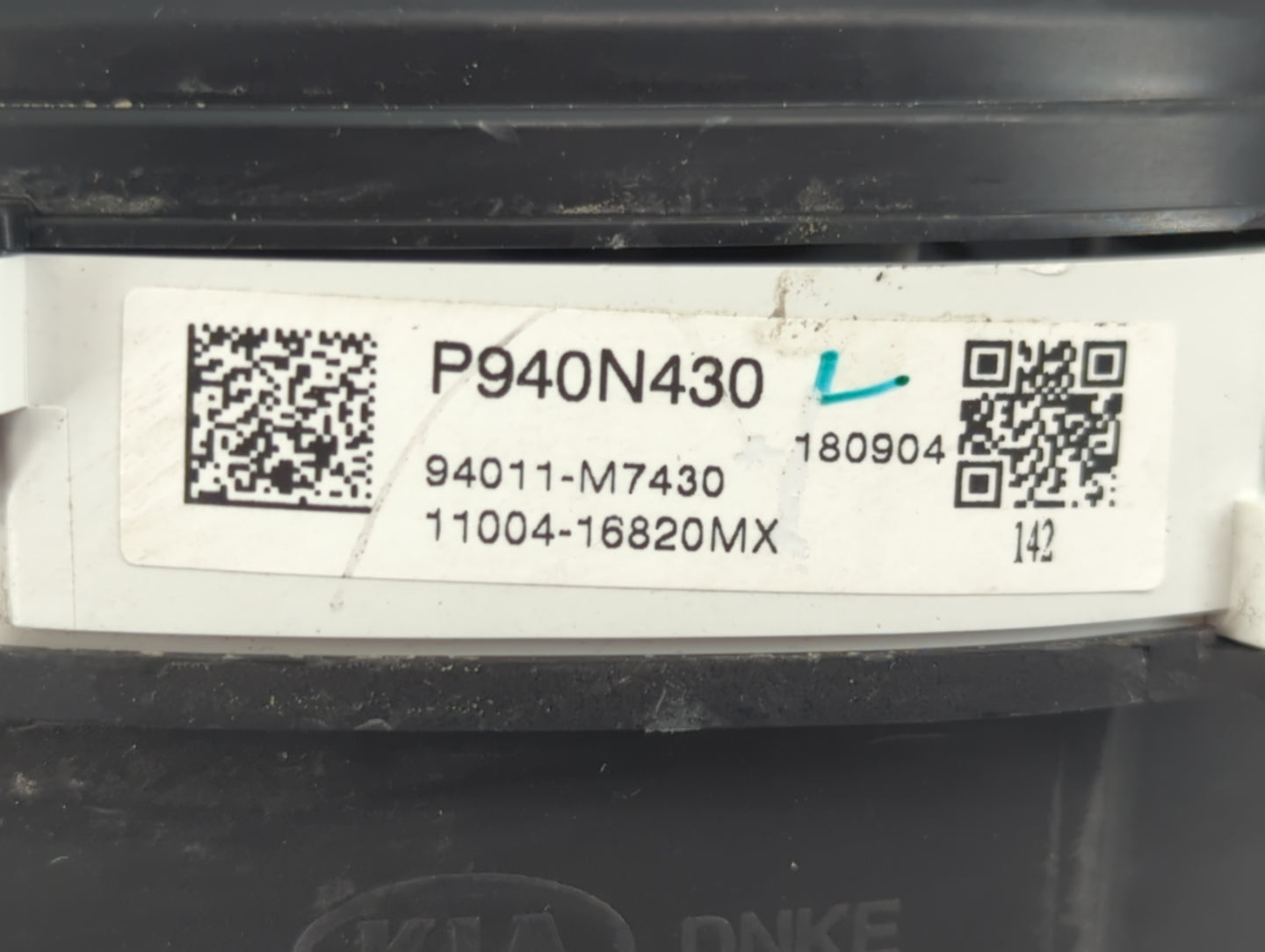 2019-2021 Kia Forte Instrument Cluster Speedometer Gauges P/N:94011-M7430 P940N430 Fits Fits 2019 2020 2021 OEM Used Auto Pa