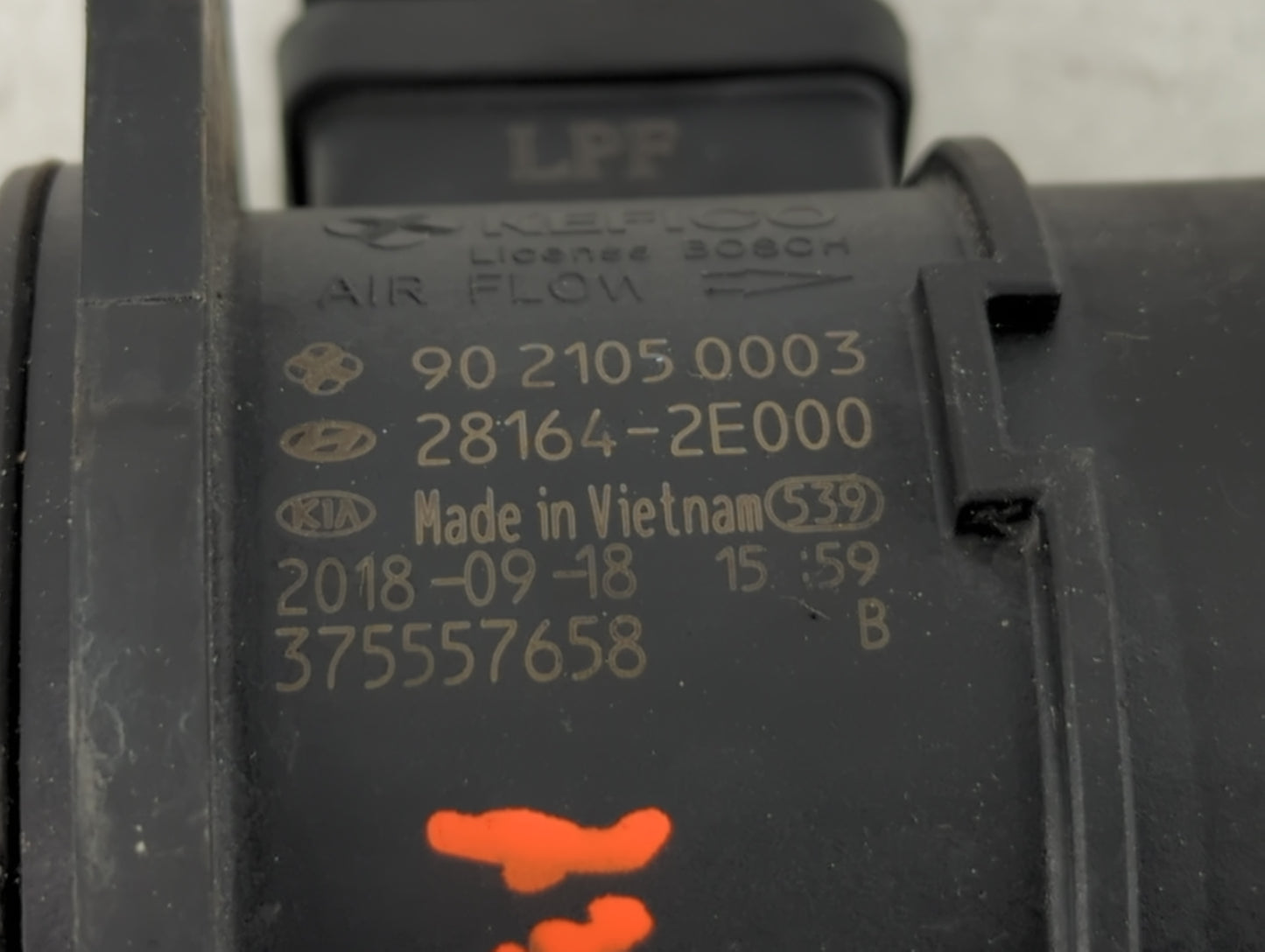 2019-2022 Kia Forte Mass Air Flow Meter Maf - Oemusedautoparts1.com