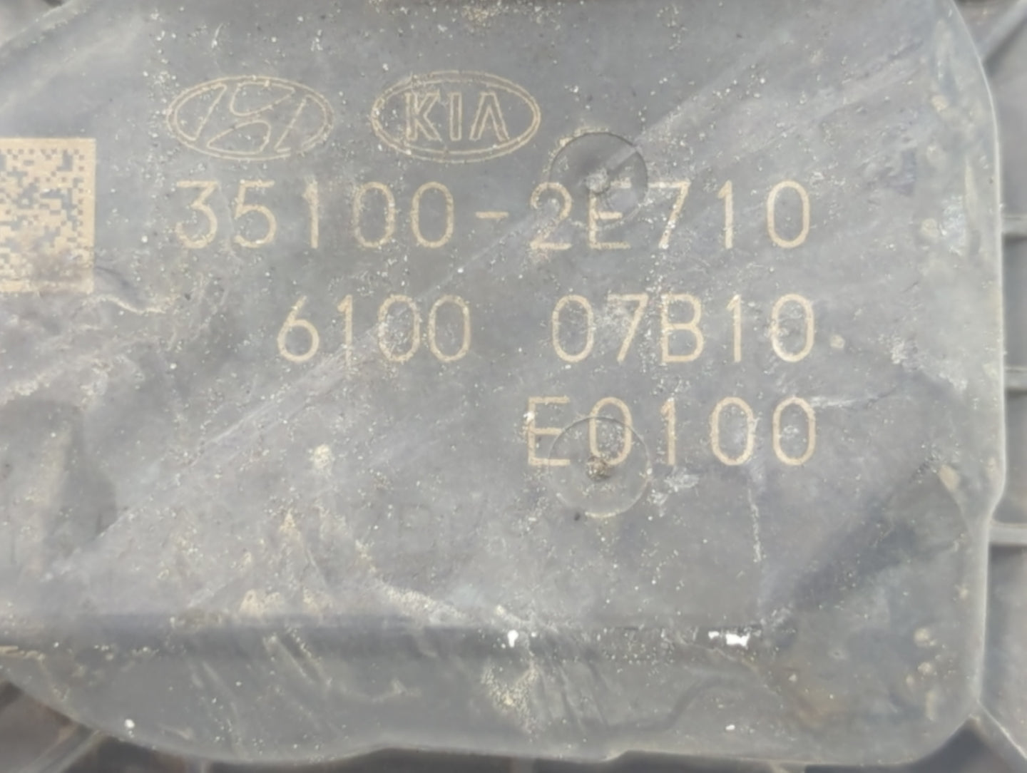 2019 Kia Forte Throttle Body P/N:6100 07B11 35100-2E710 Fits OEM Used Auto Parts - Oemusedautoparts1.com