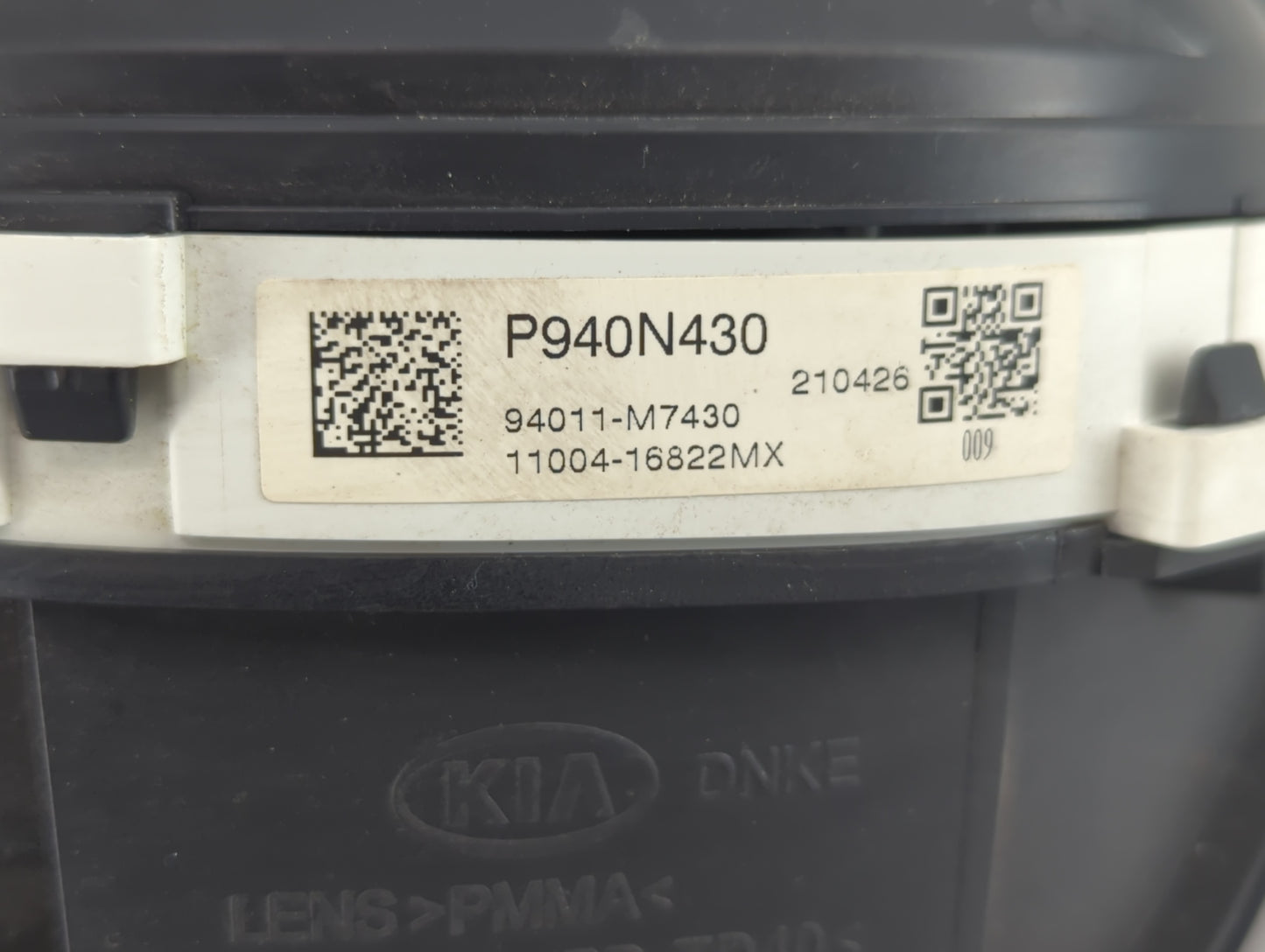 2019-2021 Kia Forte Instrument Cluster Speedometer Gauges P/N:94011-M7430 P940N430 Fits Fits 2019 2020 2021 OEM Used Auto Pa