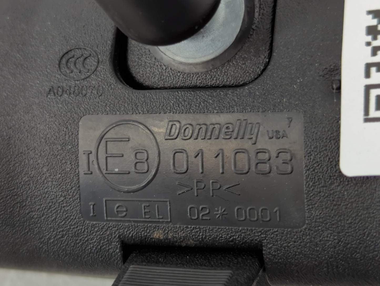 2010-2019 Kia Forte Interior Rear View Mirror Replacement OEM P/N:E8011083 Fits OEM Used Auto Parts - Oemusedautoparts1.com