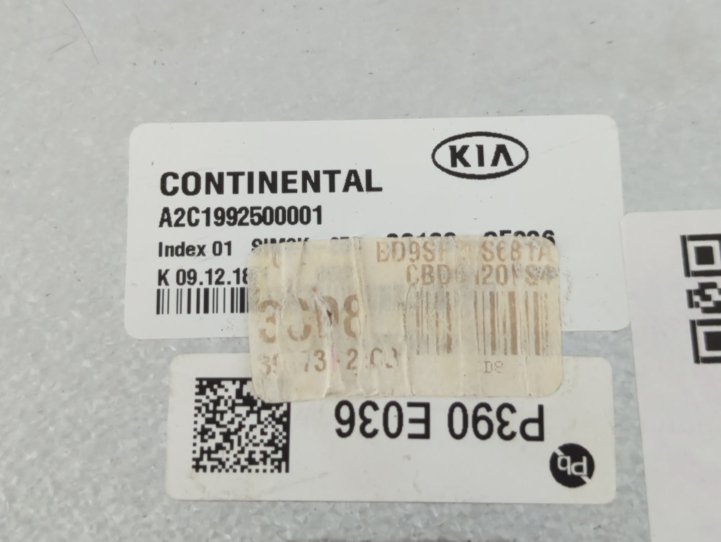 2019-2021 Kia Forte PCM Engine Control Computer ECU ECM PCU OEM P/N:39199-2E036 Fits Fits 2019 2020 2021 OEM Used Auto Parts