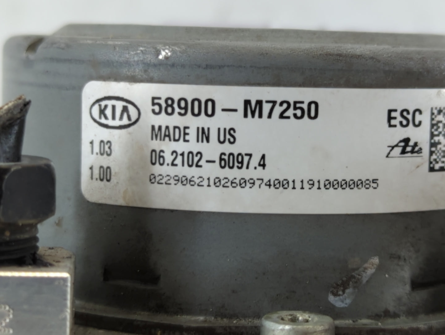 2019-2021 Kia Forte ABS Pump Control Module Replacement P/N:58900-M7250 Fits Fits 2019 2020 2021 OEM Used Auto Parts - Oemus