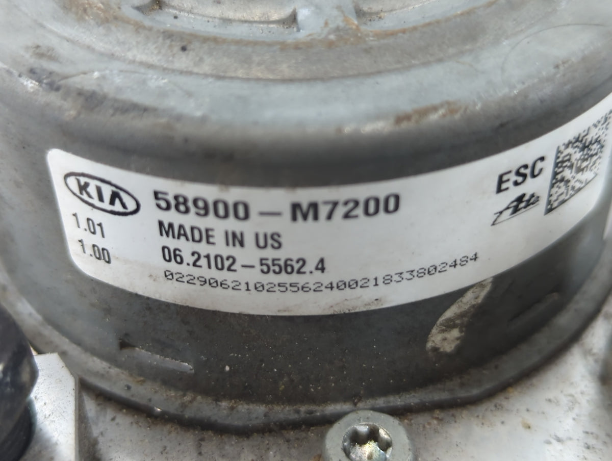 2019-2021 Kia Forte Anti-Lock Brake ABS Pump Module Actuator OEM P/N:58900-M7200 Fits Fits 2019 2020 2021 OEM Used Auto Part