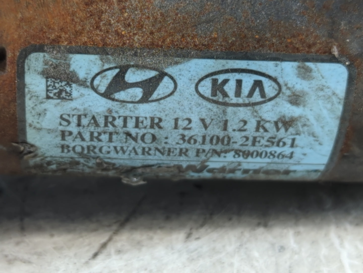2017-2022 Kia Forte Car Starter Motor Solenoid OEM P/N:36100-2E561 Fits Fits 2017 2018 2019 2020 2021 2022 OEM Used Auto Par