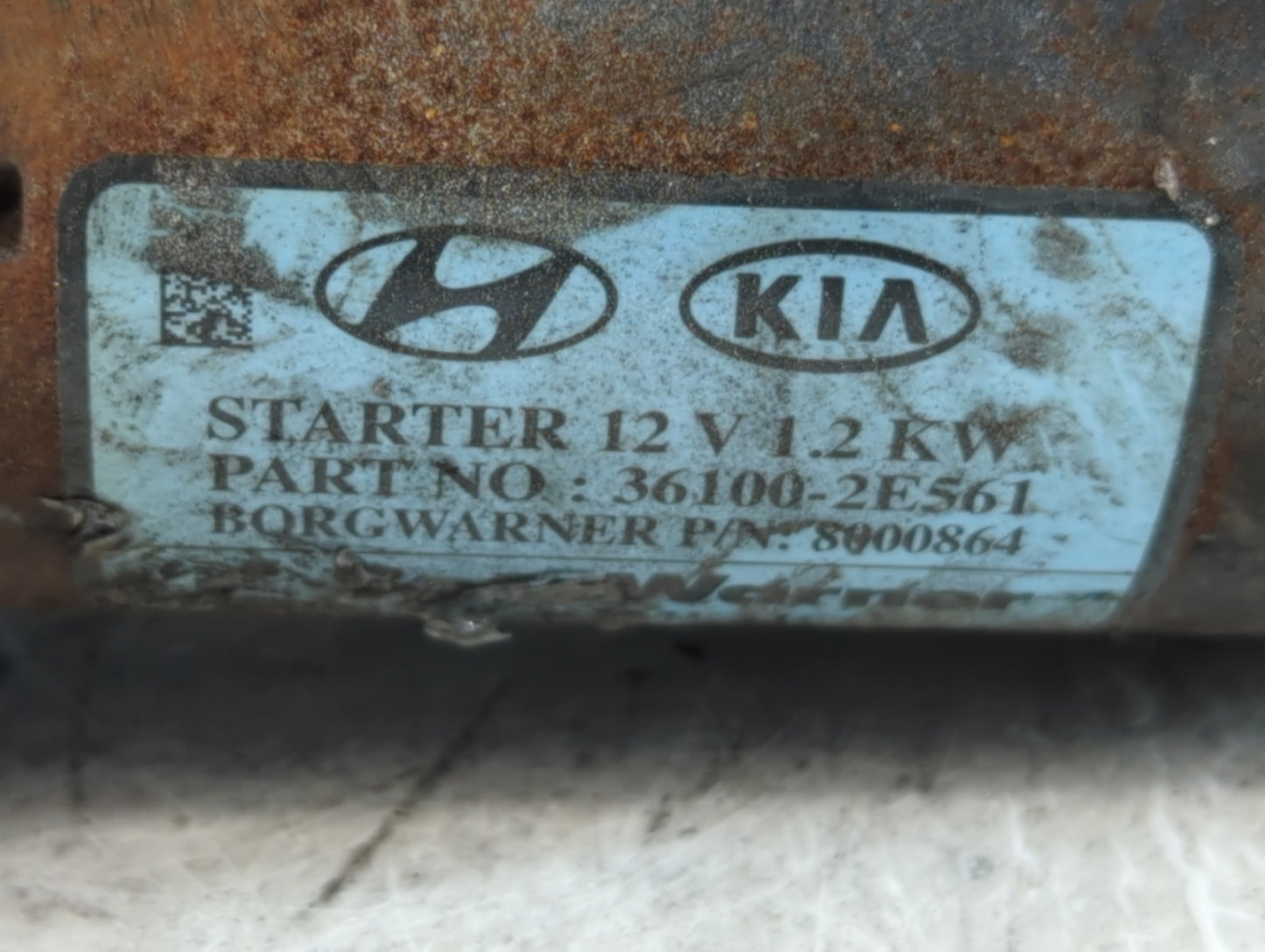 2017-2022 Kia Forte Car Starter Motor Solenoid OEM P/N:36100-2E561 Fits Fits 2017 2018 2019 2020 2021 2022 OEM Used Auto Par