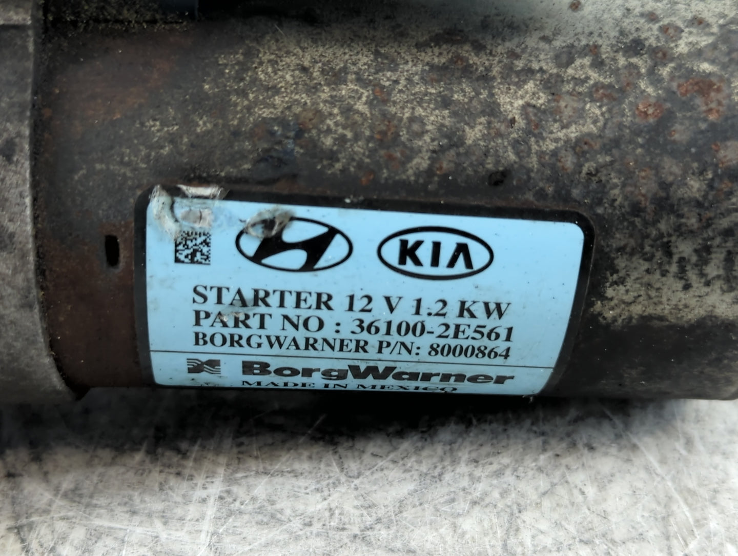 2017-2022 Kia Forte Car Starter Motor Solenoid OEM P/N:36100-2E561 Fits Fits 2017 2018 2019 2020 2021 2022 OEM Used Auto Par