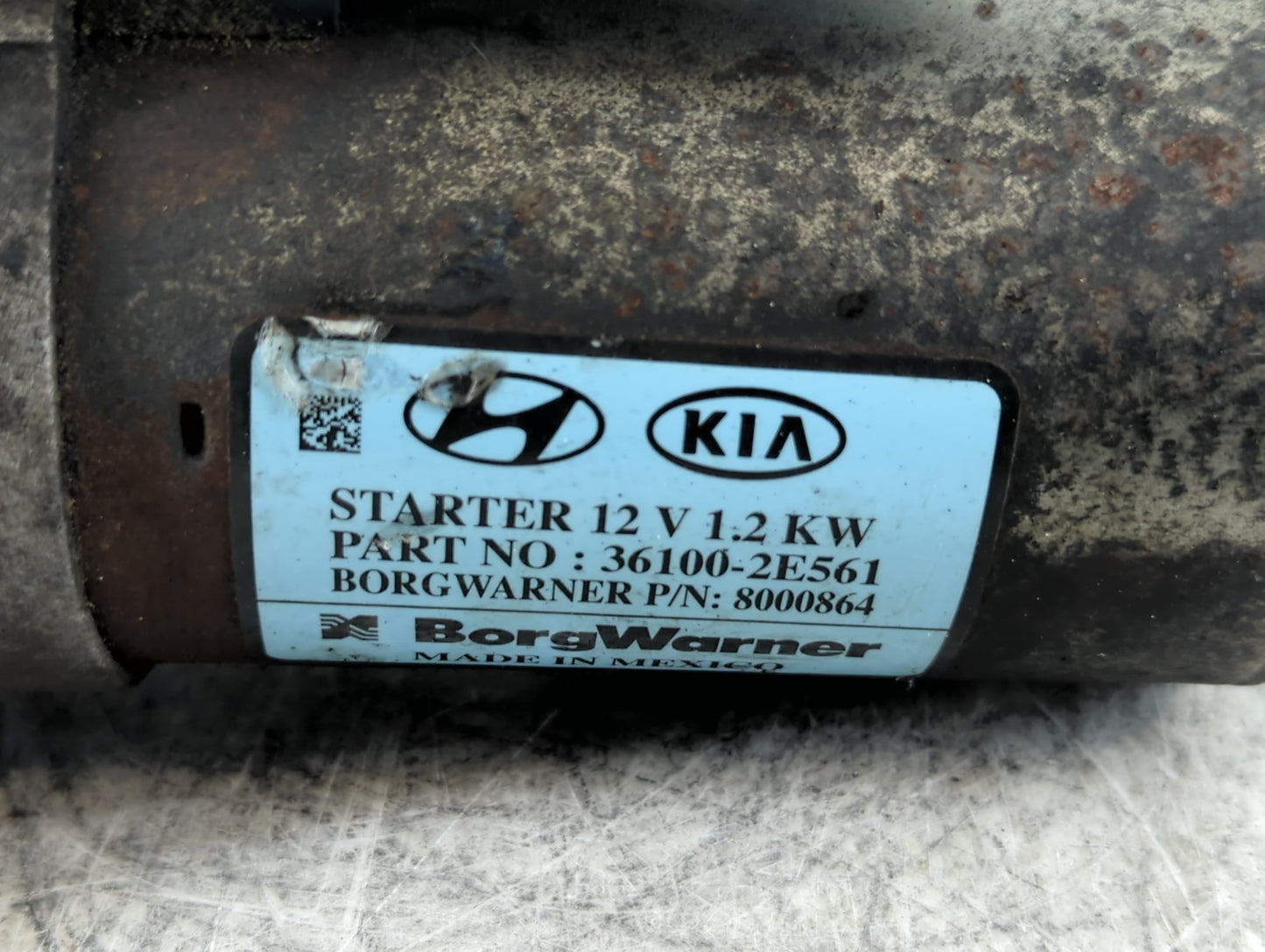 2017-2022 Kia Forte Car Starter Motor Solenoid OEM P/N:36100-2E561 Fits Fits 2017 2018 2019 2020 2021 2022 OEM Used Auto Par