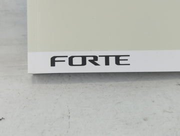 2019 Kia Forte Owners Manual Book Guide P/N:DLS4-EU87A OEM Used Auto Parts