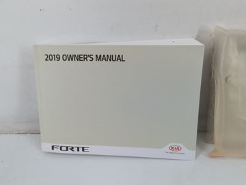 2019 Kia Forte Owners Manual Book Guide P/N:DLS4-EU95E OEM Used Auto Parts