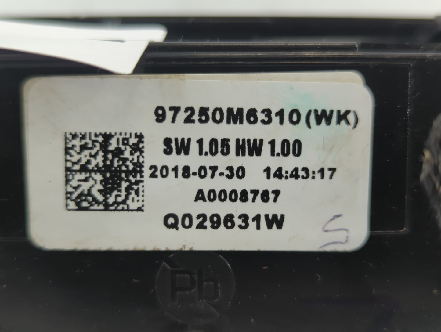 2019-2021 Kia Forte Climate Control Module Temperature AC/Heater Replacement P/N:Q029631W 97250M6310 Fits Fits 2019 2020 202