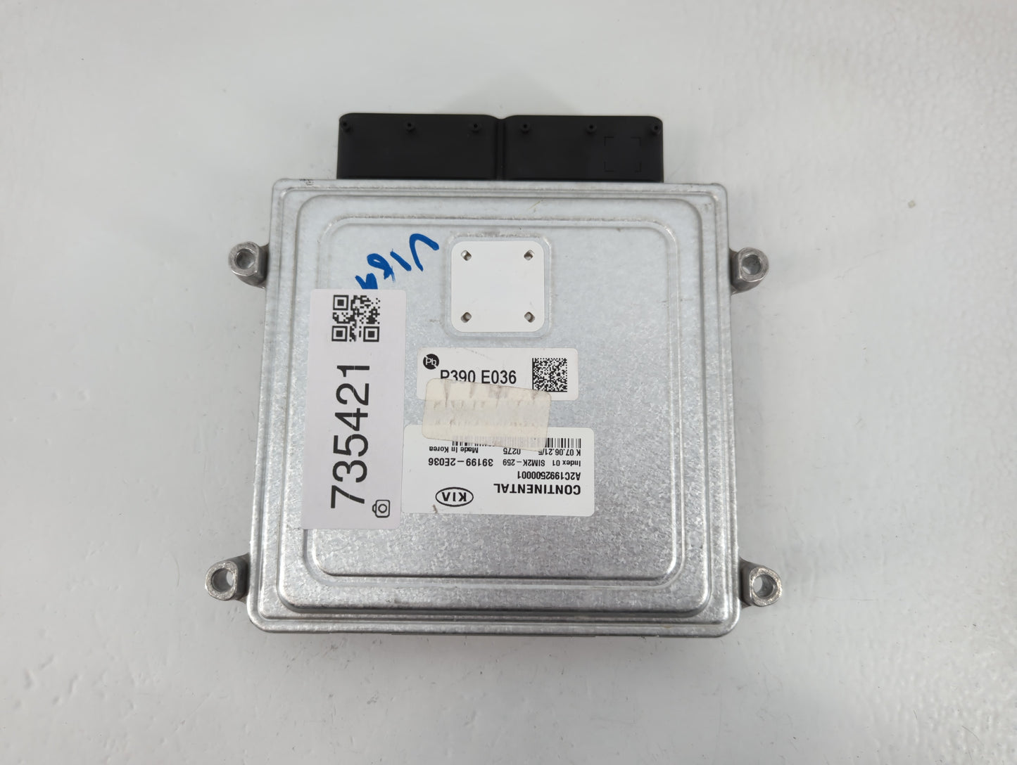2019-2021 Kia Forte PCM Engine Control Computer ECU ECM PCU OEM P/N:39199-2E036 Fits Fits 2019 2020 2021 OEM Used Auto Parts