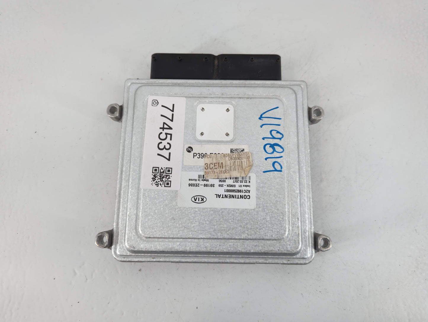 2019-2021 Kia Forte PCM Engine Control Computer ECU ECM PCU OEM P/N:39199-2E036 Fits Fits 2019 2020 2021 OEM Used Auto Parts