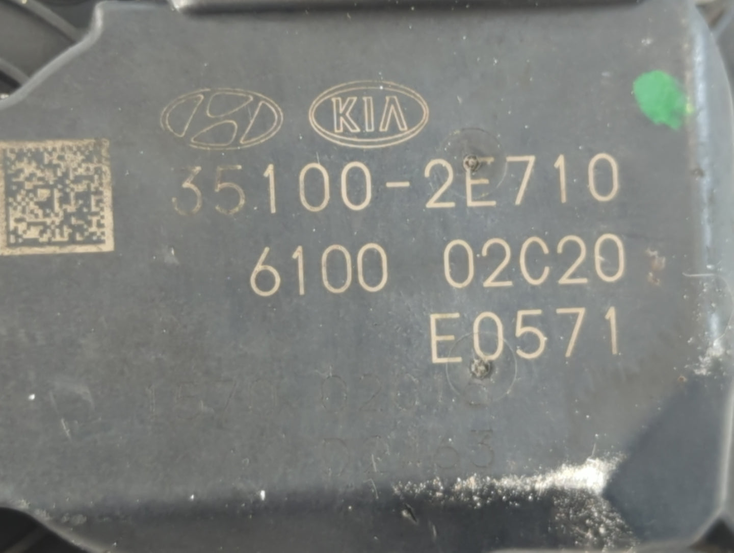 2019 Kia Forte Throttle Body P/N:6100 02C20 35100-2E710 Fits OEM Used Auto Parts - Oemusedautoparts1.com