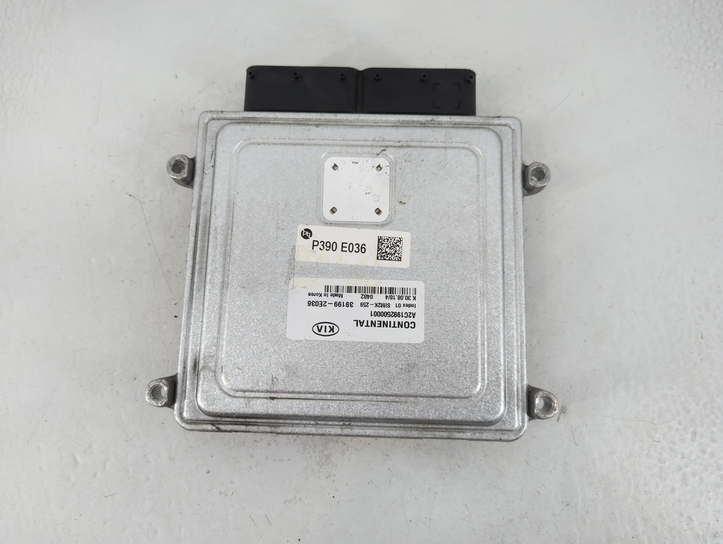 2019-2021 Kia Forte PCM Engine Control Computer ECU ECM PCU OEM P/N:39199-2E036 Fits Fits 2019 2020 2021 OEM Used Auto Parts