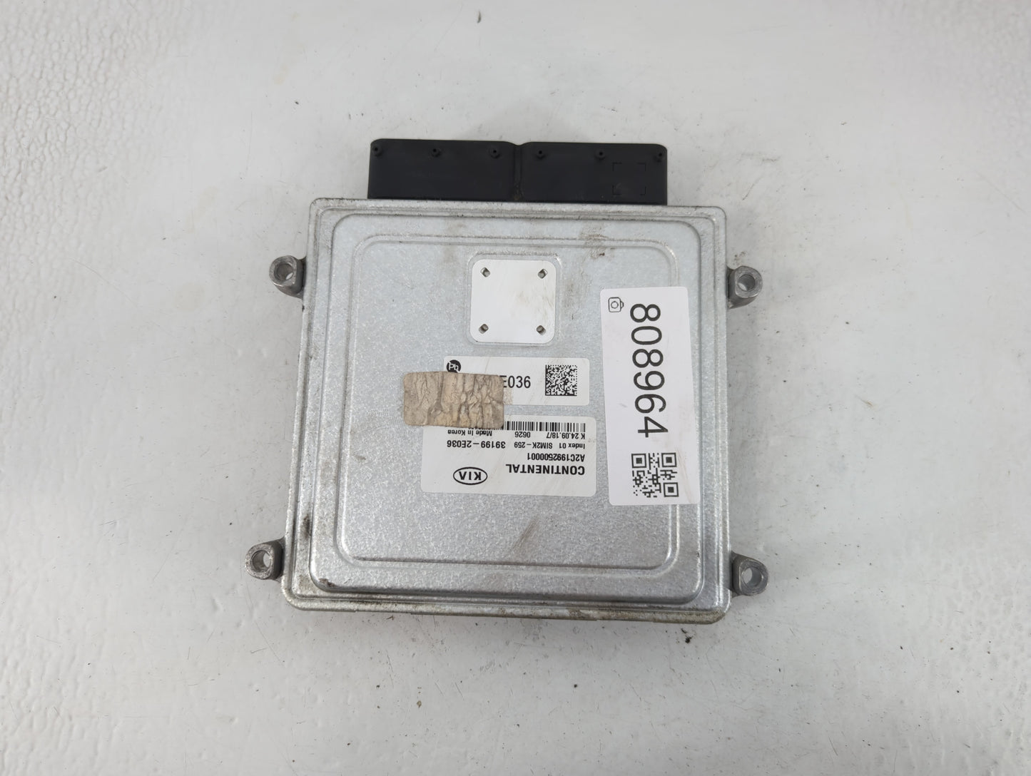 2019-2021 Kia Forte PCM Engine Control Computer ECU ECM PCU OEM P/N:39199-2E036 Fits Fits 2019 2020 2021 OEM Used Auto Parts