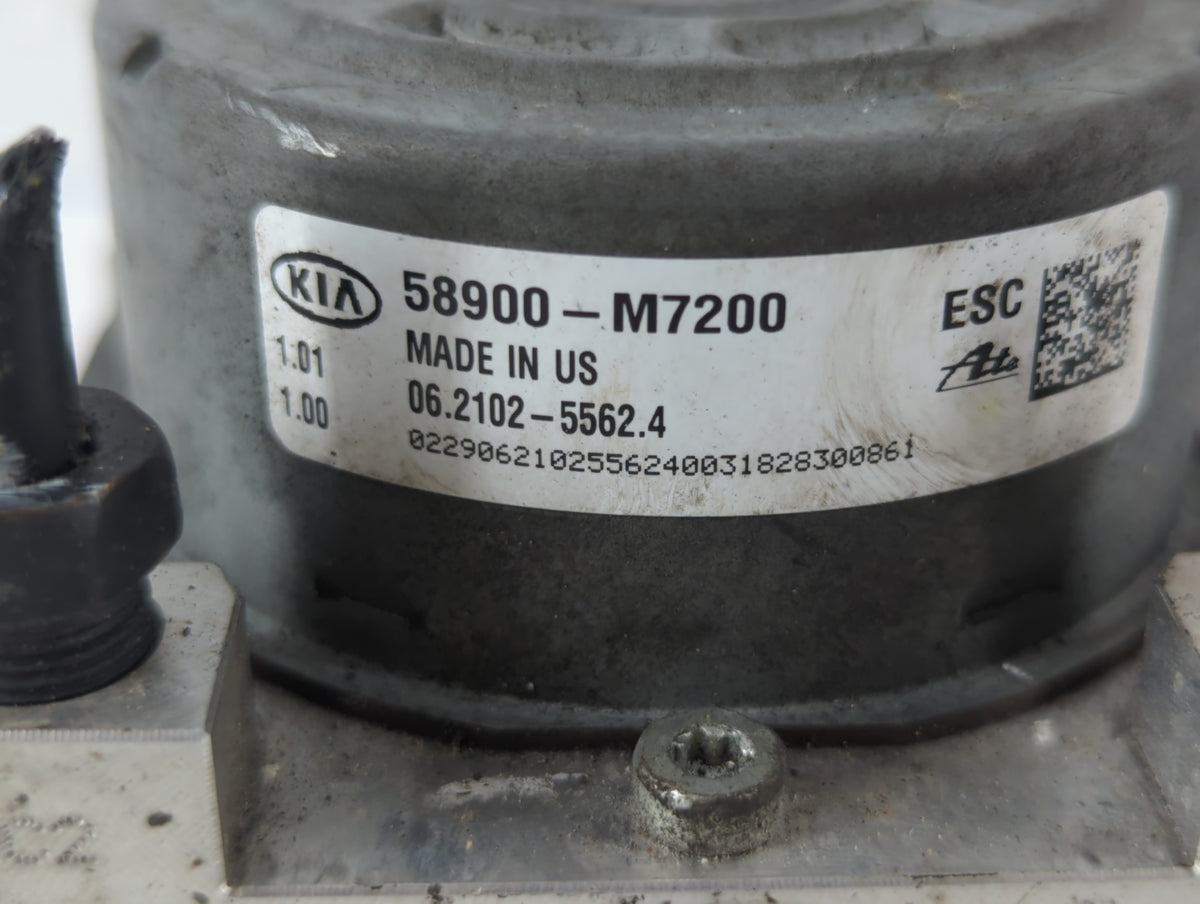 2019-2021 Kia Forte Anti-Lock Brake ABS Pump Module Actuator OEM P/N:58900-M7200 Fits Fits 2019 2020 2021 OEM Used Auto Part
