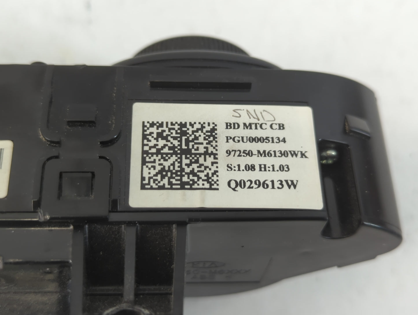 2019-2021 Kia Forte Climate Control Module Temperature AC/Heater Replacement P/N:97250-M6130WK Fits Fits 2019 2020 2021 OEM 